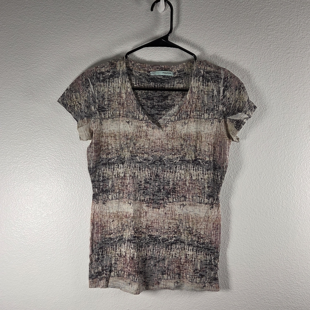 Maurice's Women's Multicolor V-Neck Top